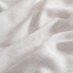 MIULEE White Linen Curtains 63 Inch Length 2 Panels for Bedroom Living Room, Soft Thick Linen Textured Natural Window Drapes Semi Sheer Light Filtering Back Tab Rod Pocket Burlap Look Decor