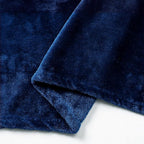 JIAHANNHA Classic Blue Throw Blanket Fleece Blanket Throw Size(50 by 60 Inches),Super Soft Cozy Plush Blanket for Couch Sofa Bed,Lightweight Warm Bed Blankets for Adults,All Season
