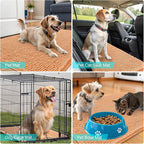 OLANLY Dog Door Mat for Muddy Paws 54x32, Super Absorbent Chenille Mud Mat
