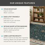 Dark Green 2x3 Door Mat Indoor Entrance Rug - Small Throw Area Rugs for Entryway, Kitchen, Bathroom, Bedroom, Laundry Room - Vintage Boho Eclectic Floral, Washable Low Pile Non-Slip
