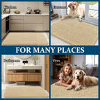 OLANLY Dog Door Mat for Muddy Paws 47x32, Super Absorbent Chenille Mud Mat