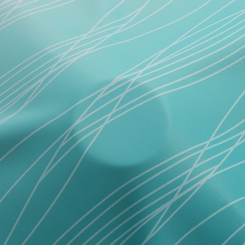 Teal and Grayish White Ombre Blackout Curtains for Living Room 84 Inch Long