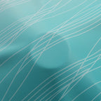 Teal and Grayish White Ombre Blackout Curtains for Living Room 84 Inch Long