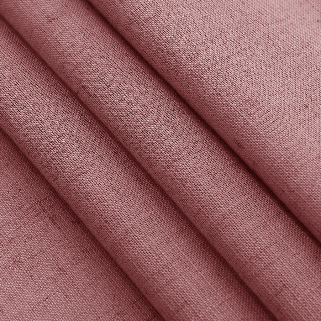 Canyon Rose Linen 144 Inch Curtains for Living Room Light Filtering Semi Sheer Curtain Back Tab Modern Farmhouse Decor Elegant Girl Drapes Floor to Ceiling High Window for Bedroom 52x144, 2 Panels