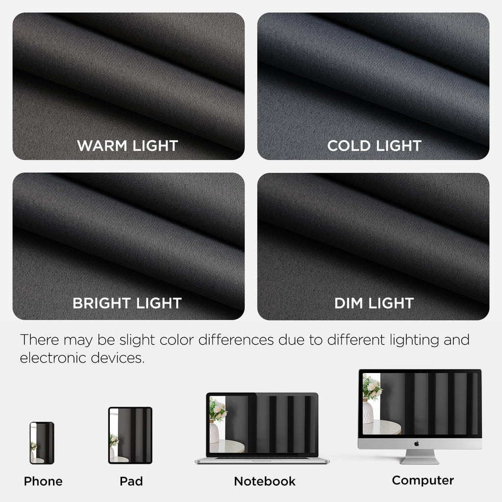Joydeco Door Curtain Blackout Curtains for Doorway Privacy Closet Drapes
