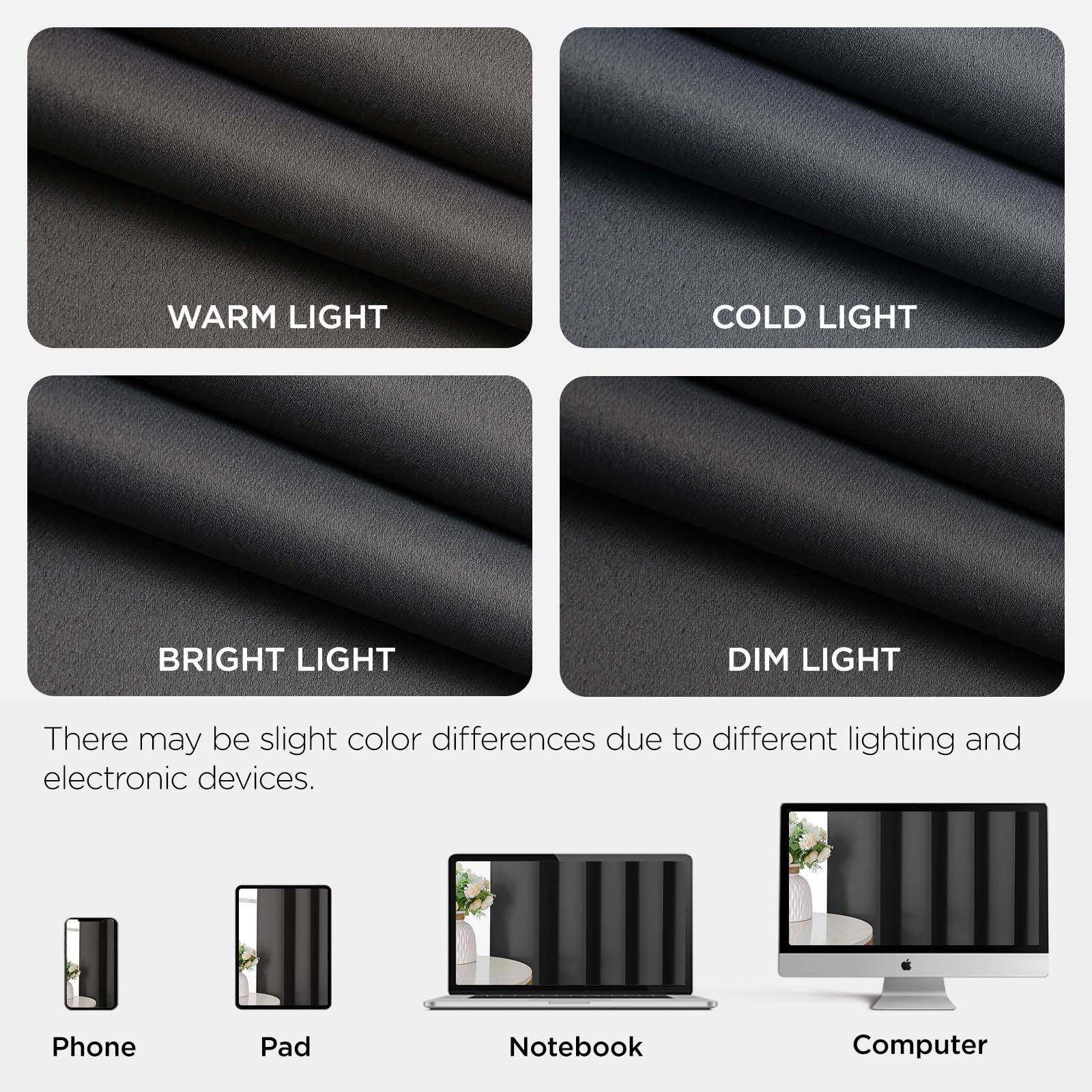 Joydeco Door Curtain Blackout Curtains for Doorway Privacy Closet Drapes