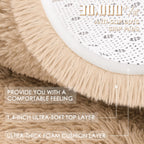 OLANLY 3x6 Machine Washable Runner Rugs for Hallway, Soft Fluffy Shaggy Bedside Rugs for Bedroom, Living Room, Indoor Floor Carpet for Kids Girls and Boys, Nursery Rooms, Home Decor Aesthetic, Beige