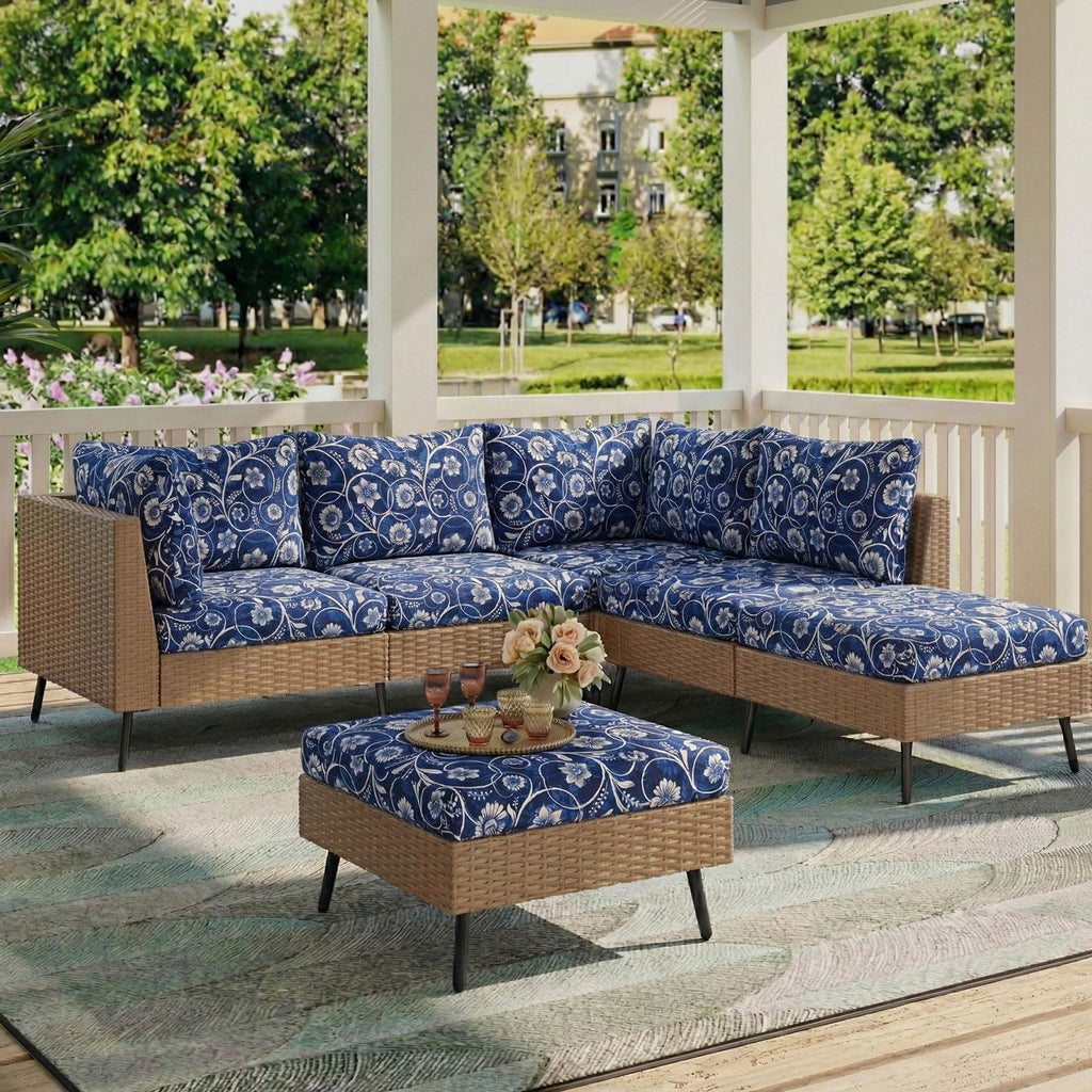 hyha Printed Couch Cushion Covers, Sofa Covers Washable for 3 Cushion Couch