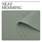 NICETOWN Window Curtains Blackout Drapes - Thermal Insulated Solid Rod Pocket Blackout Curtains/Draperies for Living Room (Sage Green, 1 Pair, 42 by 48-Inch)