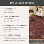 Red 2x8 Long Hallway Runner Rug - Boho Washable Indoor Front Door Mat for Entryway, Non Skid Rugs for Kitchen, Vitange Geometric Floral Low Pile & Soft Runner Carpet