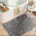 Latte&Fog 2x3 Entryway Rug, Small Modern Abstract Door Mat, Washable Kitchen Rug, Boho Non Slip Low Pile Carpet for Indoor Kitchen, Entry, Front Door and Bathroom