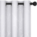 Deconovo Living Room Curtains 54 Inches Long, Blackout Curtains for Bedroom