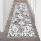 HEBE Hallway Runner Rug 2'x6', Washable Non Slip Kitchen Rug Runner
