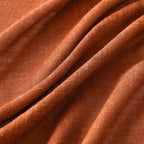 MIULEE Rust Fall Linen Curtains 52x96 Inch 2 Panels for Bedroom Living Room
