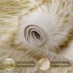 Ciicool Ultra Soft Faux Sheepskin Fur Rug 2x6 Feet Fluffy Rug for Bedroom
