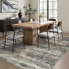 Area Rugs 5x7 for Living Room Bedroom, Modern Abstract Machine Washable Rug, Large Soft Low Pile Floor Carpet with Non Slip Backing for Dining Room, Mystic Forest