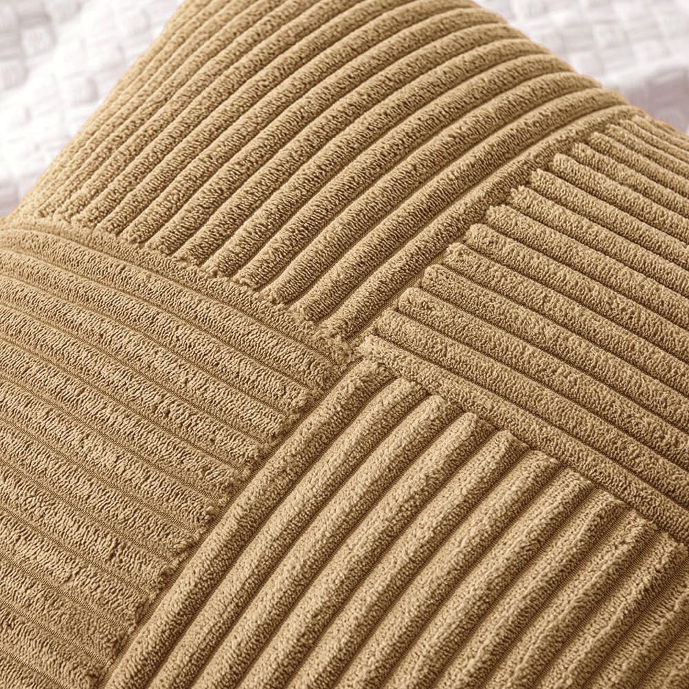 MIULEE Camel Brown Decorative Throw Pillow Covers for Couch 18x18 Inch
