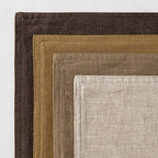 MIULEE Neutral Gold/Brown Linen Pillow Covers Pack of 4 Decorative Natural Throw Pillow Covers Soft Accent Boho Farmhouse Couch Pillowcases Modern Spring Decor for Living Room Bed Sofa 18x18 Inch