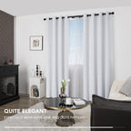 Deconovo Living Room Curtains 95 Inches Long, Blackout Curtains for Bedroom