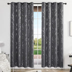 Deconovo Living Room Curtains 95 Inches Long, Blackout Curtains for Bedroom
