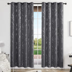 Deconovo Living Room Curtains 108 Inch Long, Blackout Curtains for Bedroom