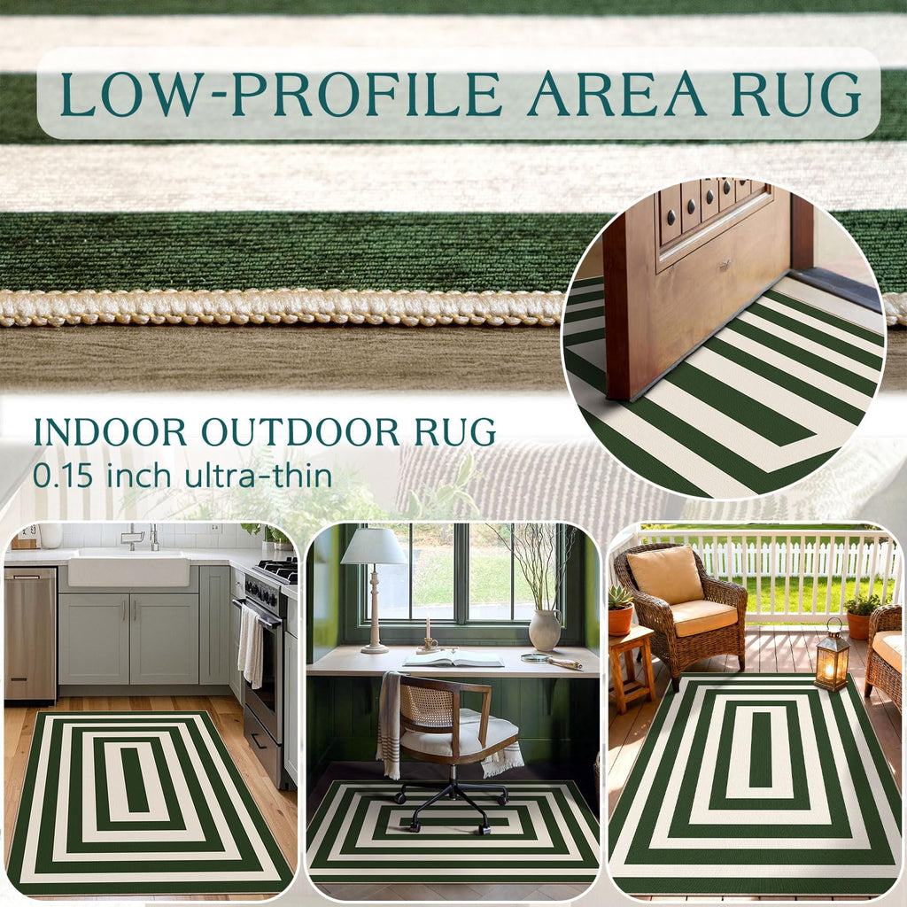 Othilic 3x5 Modern Entry Rug - Washable Indoor Outdoor Mats for Front Door