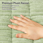 Smiry Couch Cover for Dogs Washable, Non Slip Fuzzy Pet Couch Covers for 3 Cushion Sofa Pet Friendly, Thick Soft Sofa Slipcovers Cushion Protector (Green, 27.6" x 82.7")