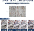 5x7 Area Rugs - Ultra-Thin Washble Rugs,Non-Slip Low Pile Abstract Print Rugs for Living Room,Home Office Decor,Stain Resistant Machine Washable Area Rug