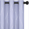 Deconovo Living Room Curtains 72 Inches Long, Blackout Curtains for Bedroom