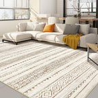 Nakagishi Boho 7x9 Area Rug Living Room Rugs Machine Washable Brown