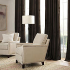 RYB HOME Brown Blackout Curtains 90 inches Long Velvet, Room Darkening Thermal Insulated Drapes with Hook Belt for Bedroom Home Theater, W 52 x L 90 inches, 2 Panels Set