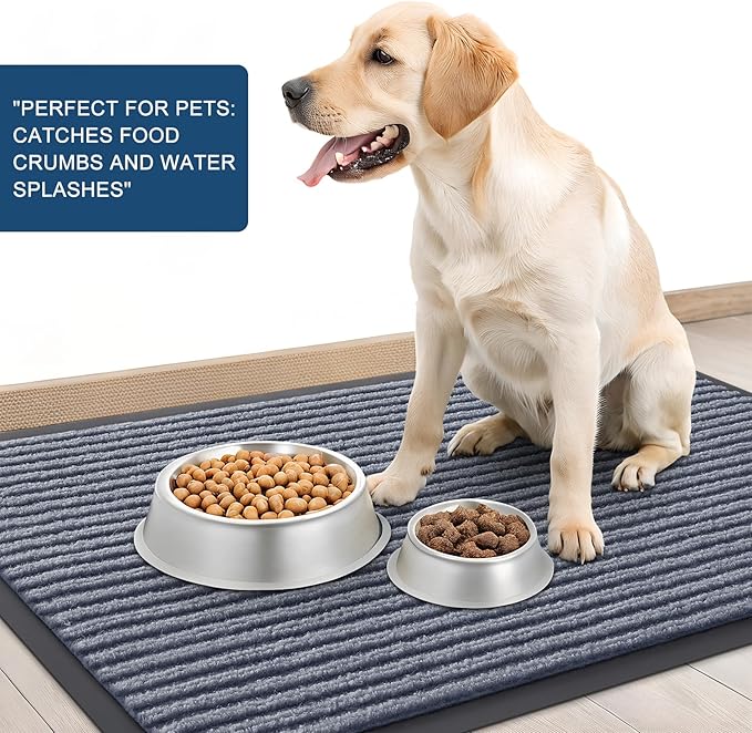 OLANLY 2-Pack Front Door Mats 71x23, Waterproof Heavy-Duty Doormats