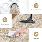 Yamaziot Washable Runner Rug, 2x12 Non-Slip Boho Hallway Kitchen Rug