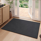YDKGL Indoor Front Door Mat Entryway Rug Non Slip Washable Black 2x3 ft