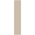 KOZYFLY Long Runners for Hallways 3x12 ft Washable Kitchen Runner Non Slip Rubber Backed Hallway Rugs Cotton Entryway Runner Rug Floor Carpet for Indoor Hall, Backdoor, Kitchen, Ivory/Khaki