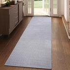 YDKGL 2x6 ft Kitchen Runner Rug Mat Non Slip Boho Woven Hallway Runner Washable, Soft Long Entryway Laundry Hall Floor Runners Rugs Carpet for Indoor Backdoor Bedroom Kitchen Living Room, Gray