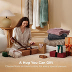 Bedsure GentleSoft California King Size White Fleece Blanket for Bed - Cozy Soft Blankets for Women, Cute Large Throws for Girls, Off White, 102x96 Inches