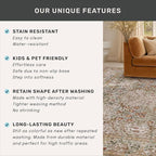 Hazo Haus Moss Green 2x5 Bathroom Rug Runners Non Slip Washable - Neutral Runner Rug for Kitchen Floor, Bedroom, Laundry Room, Hallway - Thin Vintage Oriental Taupe Bathroom Rugs Stain Resistant
