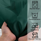 OWENIE Green Sheer Curtains 72 Inches Long 2 Panels Set for Christmas Decoration, Light Filtering Sheer Curtain Rod Pocket Clear Drapes for Living Room Bedroom Window Sliding Door, Each 42 x 72 Inch