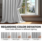 Deconovo Blackout Curtains for Bedroom, Living Room Curtains 72 Inches Long
