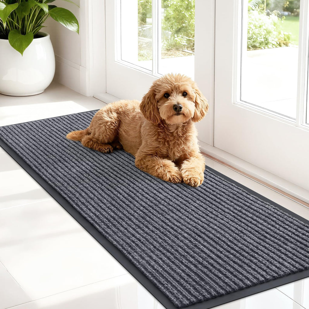 OLANLY Front Door Mat 47x17, Waterproof Heavy-Duty Indoor Outdoor Doormat