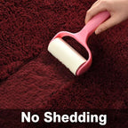 Deerhoo Shag Area Rug, 4 X 6 Plush Fuzzy Rugs for Living Room, Ultra Soft Fluffy Furry Rug for Bedroom, Indoor Carpet Nursery Rugs for Kids Room Home Decor, Burgundy