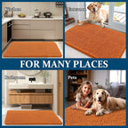 OLANLY Dog Door Mat for Muddy Paws 70x24, Super Absorbent Chenille Mud Mat