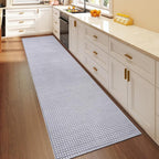YDKGL Boho 2x8 ft Runners for Hallways Extra Long Woven Washable Kitchen Runner Mat Rugs Non Slip, Soft Entryway Laundry Hall Floor Runner Carpet for Indoor Backdoor Bedroom Hallway Living Room, Gray