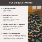 2x5 Black Washable Kitchen Runner Rugs Non Skid Washable - Gothic Runner Rug for Entryway, Kitchen, Insect Print Stain Resistant Indoor Décor