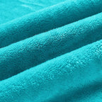 BEDELITE Fleece Blanket Soft Plush King Size Bed Blanket Peacock 108"x90"