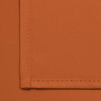 Yakamok Soft and Smooth Orange Blackout Curtains for Bedroom - Grommet Thermal Insulated Room Darkening Curtains for Living Room, Set of 2 Panels (52 x 72Inch, Burnt Orange)
