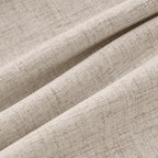 MIULEE 100% Blackout Linen Curtains for Bedroom 42 x 63 Inch Taupe 2 Panels