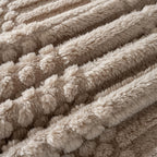 Brown Throw Blanket - Soft & Fluffy Fleece, Neutral Tan Color, Cute & Aesthetic, Perfect for Sofa, Couch, Chair, Bed, Living Room & Bedroom, All-Season Use, Plush & Cozy Decorative Blanket 50'x60