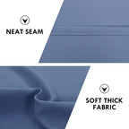 DWCN Blackout Curtains for Bedroom 52 x 84 Inch Long Dusty Blue 2 Panels